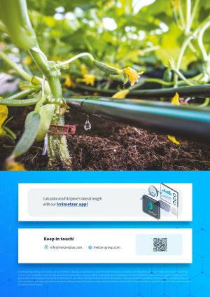 Подземна капкова тръба Metzer Assif ф16/1.1 mm/ 100 cm/ 2.1 л/ч (400м)